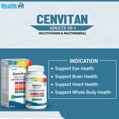 Healthvit Cenvitan Adults 50 + (Multivitamin & Multimineral)