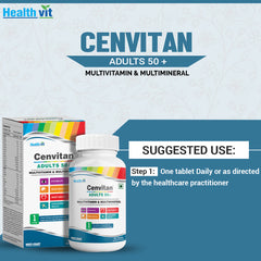 Healthvit Cenvitan Adults 50 + (Multivitamin & Multimineral)